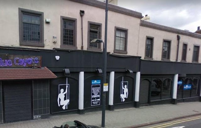 Marketed as an ‘American Sports Saloon Bar’, Blue Coyote was located in Merrion Street and had closed down by 2012, later becoming a bar known as Mayaimi. The site had been vacant for several years before planning permission was granted to turn it into student flats.