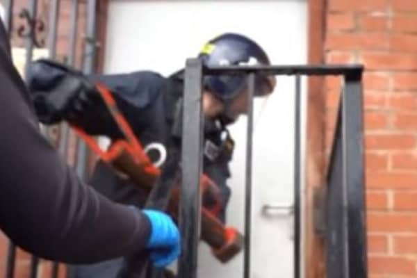 Police shared a video displaying the work carried out in the Harehills area
