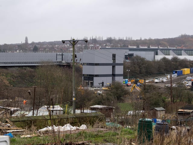 The fully accessible station will include cycle storage next to the White Rose Park, along with improved walking and cycling routes.