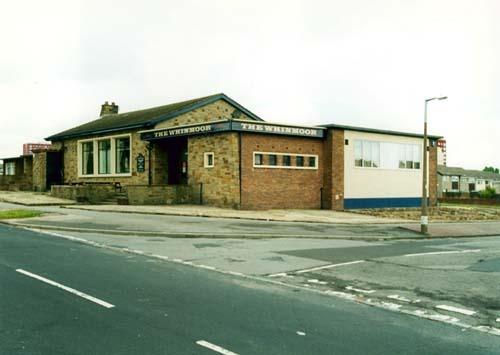 The Whinmoor at the junction of Stanks Lane South and Ashtree Approach. Manston Towers and Swarcliffe Towers once stood in the vicinity, high rise residential flats now demolished.