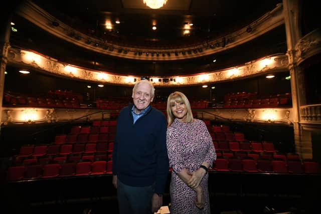 The stage show was called ‘A Grand Yorkshire Night Out’ and the broadcaster co-hosted with his friend Christine Talbot on April 11, 2022. Image: Jonathan Gawthorpe
