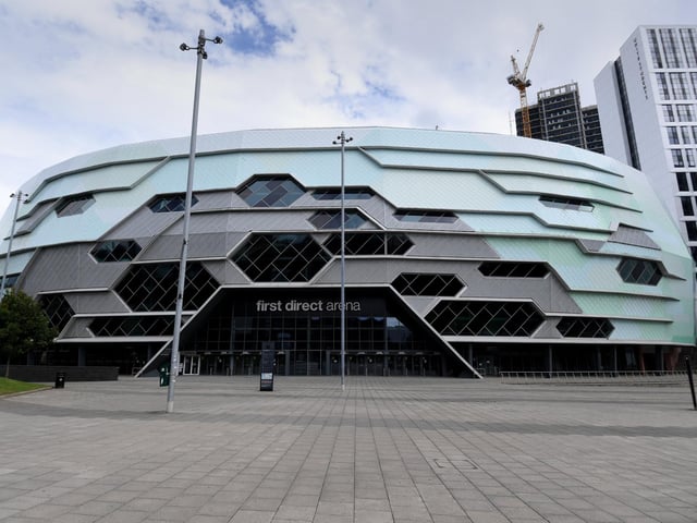 It’s now hard to imagine the north of Leeds city centre without the imposing First Direct Arena. It was opened in 2013 and was the first arena in the United Kingdom to have a fan-shaped orientation. The arena was officially opened by Sir Elton John, playing to an audience of 12,000.