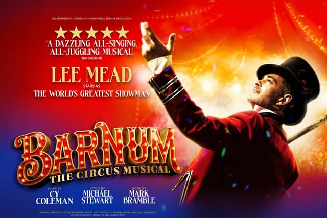 Lee Mead will play PT Barnum in a new tour of the classic Broadway musical