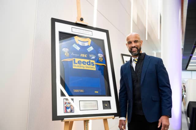 Jamie Jones-Buchanan at Leeds Beckett Hall of Fame
