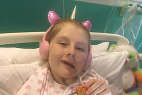 Molly Hayes suffered a stroke at just nine-years-old and was paralysed on one side of her body. Photo: Family handout