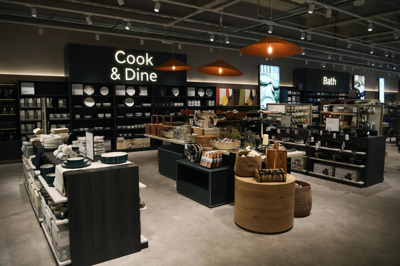 The store will not only feature a dedicated Cook & Dine section but will also sofas and even beds.