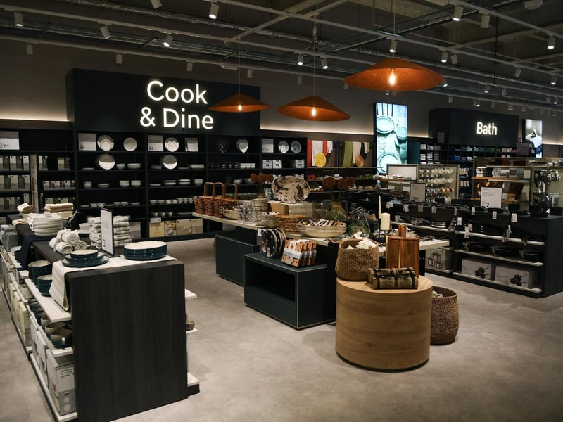 The store will not only feature a dedicated Cook & Dine section but will also sofas and even beds.