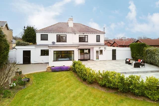 This lovely home, on Gill Sike Avenue, is currently for sale for £650,000 through estate agents Enfields Luxe.