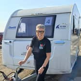 Taking up challenge of towing a caravan (photo: Karen Wright)