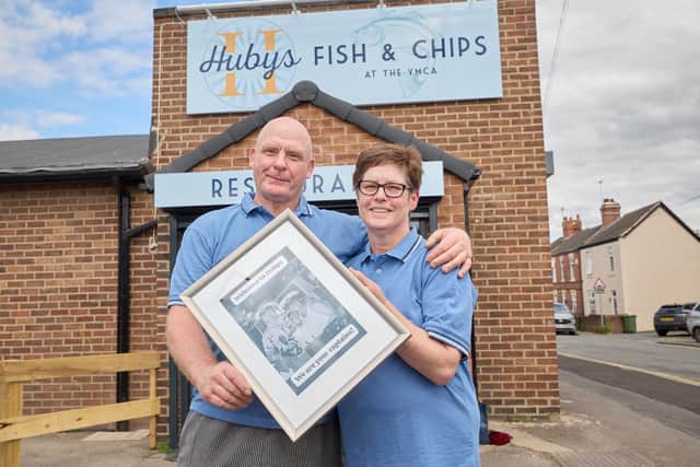 New fish and chip shop at former YMCA in Hemsworth Mark and Dee Huby