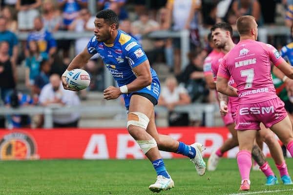 David Fusitu'a will bow out of Leeds Rhinos next week after three seasons with the club. Picture by Alex Whitehead/SWpix.com.