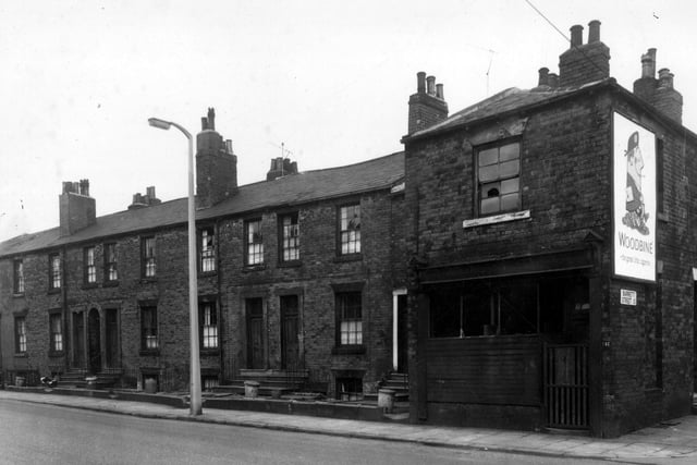 Back-to-back houses on South Accommodation Road in September 1958.