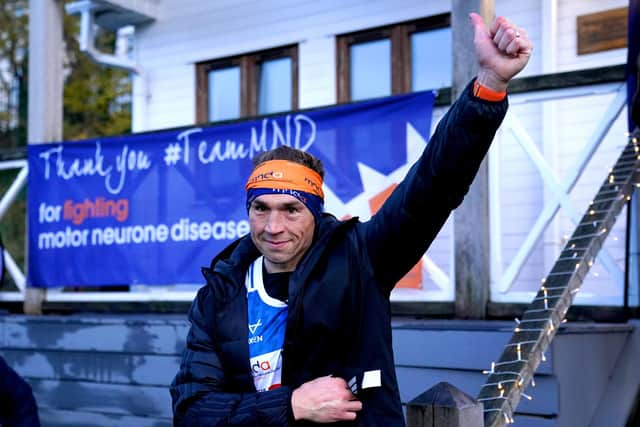 Since starting his ultra-marathon quest in 2020, the 43-year-old has raised over £8million to help fund research and help those with the disease (Photo by Adam Davy/PA Wire)
