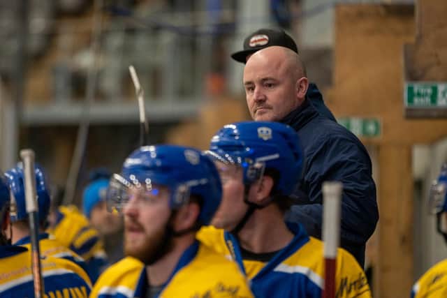 WELCOME PRESENCE: Leeds Knights' head coach Ryan Aldridge is delighted to have Matt Haywood back for the 2022-23 season. Picture courtesy of Oliver Portamento
