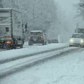 The weather alert for snow will cover key motorways across England. Steve Riding