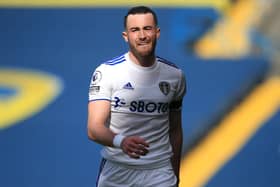 Jack Harrison of Leeds United. (Photo by Lindsey Parnaby - Pool/Getty Images)