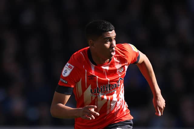 Cody Drameh won promotion to the Premier League with loan club Luton Town during 2022/23 (Photo by Alex Pantling/Getty Images)