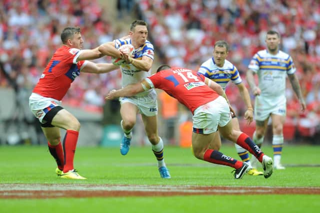 Rhinos' greatest captain, Kevin Sinfield. Picture by Steve Riding.