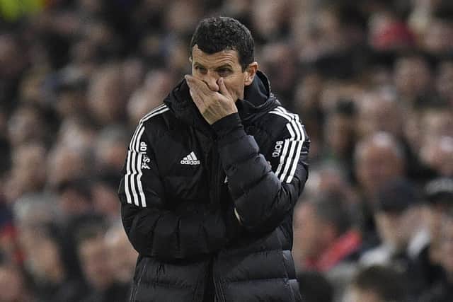 CONSIDERING CHANGES? Leeds United head coach Javi Gracia might consider an extra man in midfield to help shore up a side who have shipped 11 goals in two games. Pic: Getty