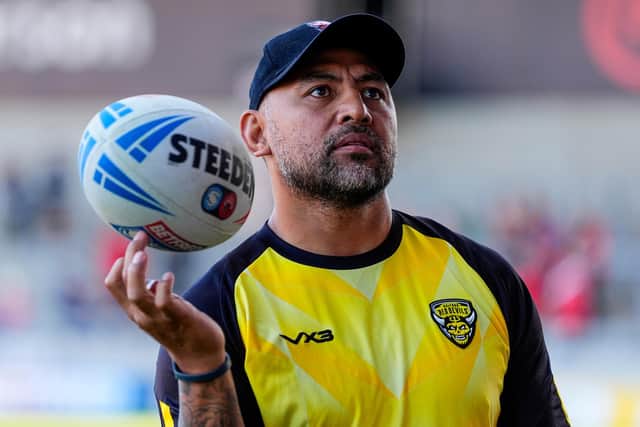 Assistant-coach Krisnan Inu is confident Salford Red Devils will have a team for Sunday's game v Wakefield Trinity. Picture by Olly Hassell/SWpix.com