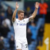 CONFIDENCE: From Whites hero Gaetano Berardi, above, that relegated Leeds United can bounce straight back with promotion. Photo by LYNNE CAMERON/POOL/AFP via Getty Images.