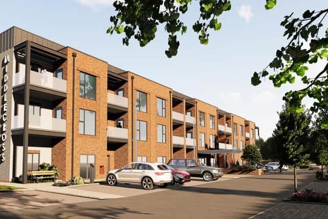 Middle Cross, on Simpson Grove in Armley, will accommodate over 55s in an independent living space.