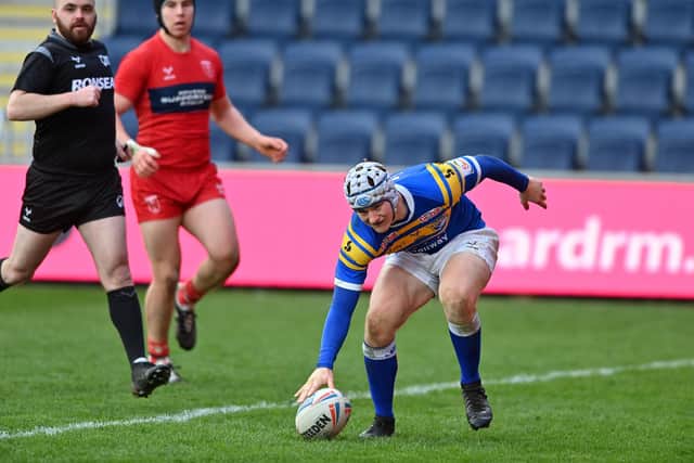 Will Gatus is included in Rhinos' academy squad to face Warrington. Picture by Bruce Rollinson.