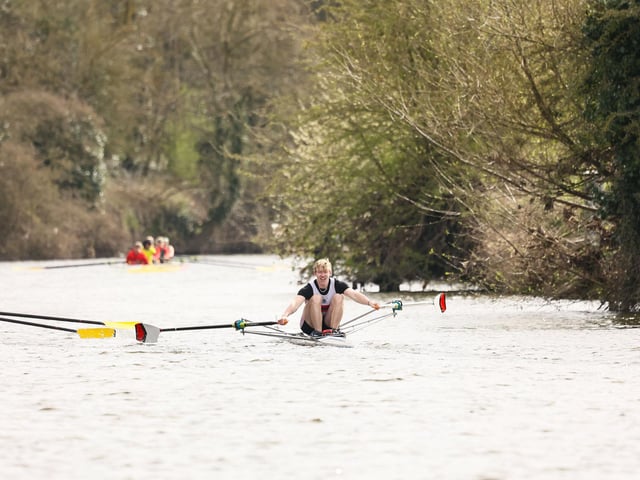 Liam Carroll (Burton Leander) on his way to winning the first Mike Baxby ARC award
