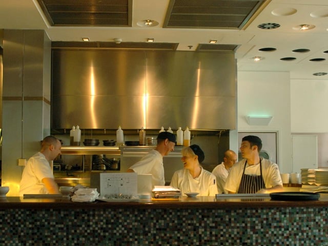 Chefs at Harvey Nichols Fourth Floor restaurant in September 2004.