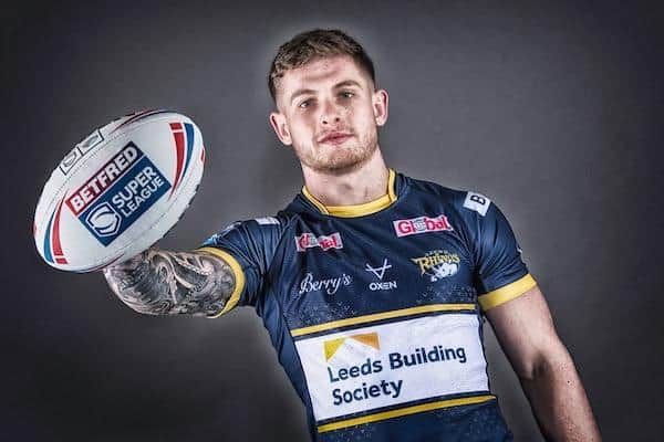 Rhinos' former England academy hooker Corey Johnson is now fully fit after back injury. Picture by Allan McKenzie/SWpix.com.