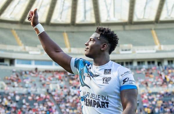 French international Justin Sangare has joined Rhinos from Toulouse Olympique. Picture by Allan McKenzie/SWpix.com.