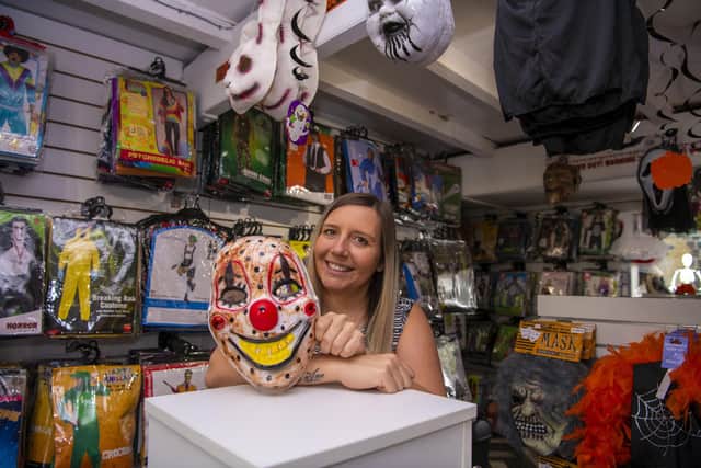 Launched by Becky Sayers last week, the store has arrived just in time for the spookiest time of the year. Picture: Tony Johnson