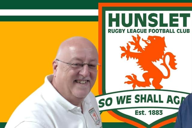 Hunslet RLFC chief executive Neil Hampshire. Picture by Hunslet RLFC.