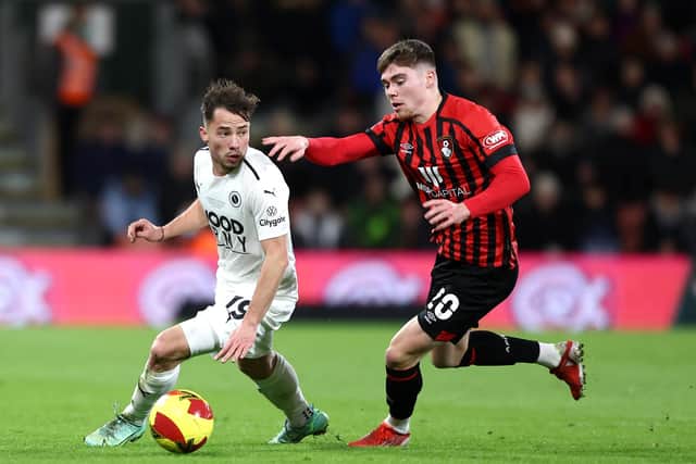 WAY BACK - Leif Davis has impressed in training for Leeds United this summer and earned a way back into the Whites' plans after a season on loan at Bournemouth. Pic: Getty