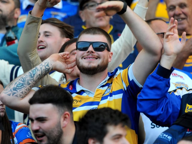 His side didn't win, but this Rhinos fan still managed to enjoy himself at Headingley on Saturday.