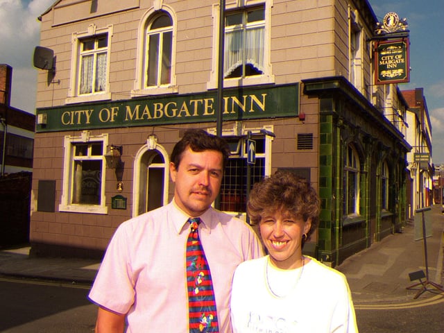 Do you remember Keith Broughton and Corrine Kemp pictured in April 1996? They ran the City of Mabgate on Mabgate. It closded in 2005 and has now been converted to flats.