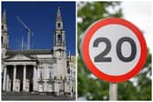 Leeds City Council are consulting on plans to introduce 20mph speed limits in residential areas across the city. Pictures: NW/Getty Images