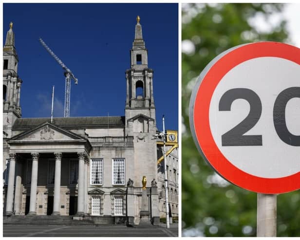 Leeds City Council are consulting on plans to introduce 20mph speed limits in residential areas across the city. Pictures: NW/Getty Images