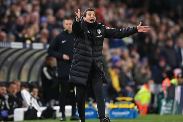 FACING THE PRESS: Whites boss Javi Gracia. Photo by Michael Regan/Getty Images.