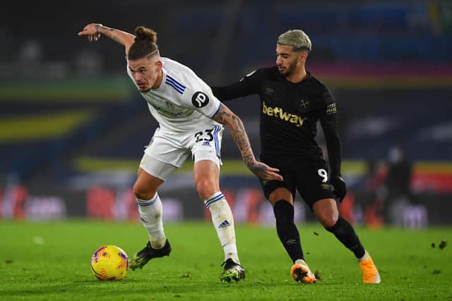Leeds United midfielder Kalvin Phillips. (Photo by Gareth Copley/Getty Images)