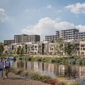 Four new townhouses could soon join the already completed townhouses and apartments at Leeds' Climate Innovation District.