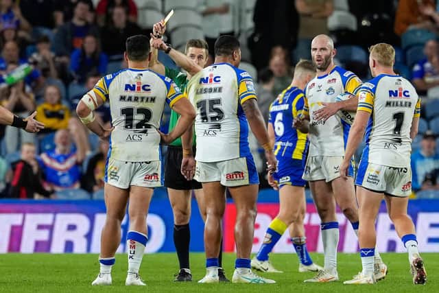 Referee Chris Kendall was in charge of seven Leeds Rhinos games this year, four of which they won. Picture by Olly Hassell/SWpix.com.