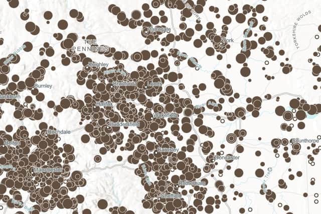 An interactive map generated by The Rivers Trust showed that 368 sewage spills, or ‘storm overflows’, had occured in just one year in the Leeds area.