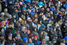 A crowd of 9,143 watched Trinity beat Rhinos 38-20 at Headingley on Boxing Day last year. Picture by Steve Riding.