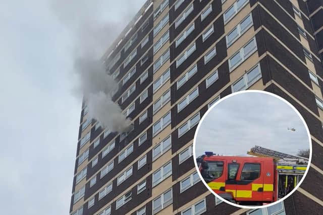 Emergency crews were "really, really quick" to respond to the fire in Wortley, Leeds.