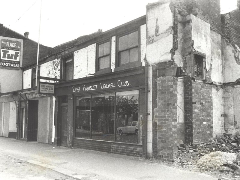 Do you remember East Hunslet Liberal Club? Pictured in May 1977.