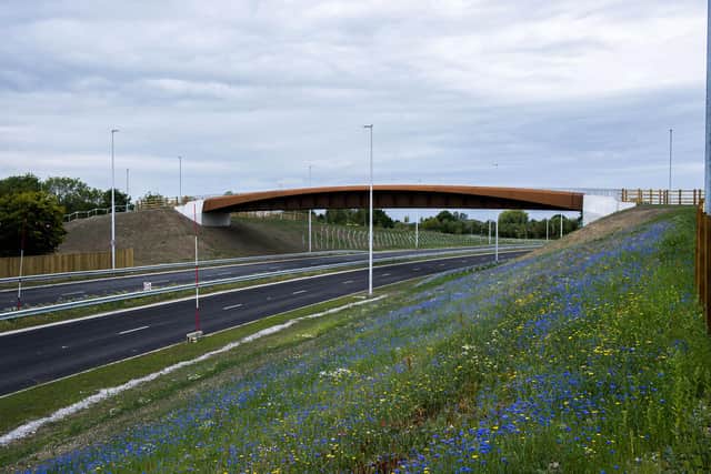 When it opens, ELOR will become a new section of the Leeds outer ring road. Picture: Leeds city council.