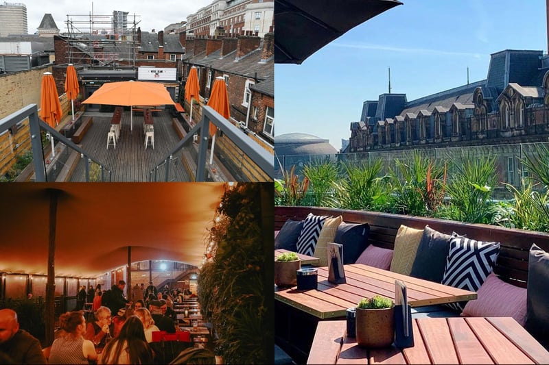 Here are the best-rated rooftop bars in Leeds according to the study
