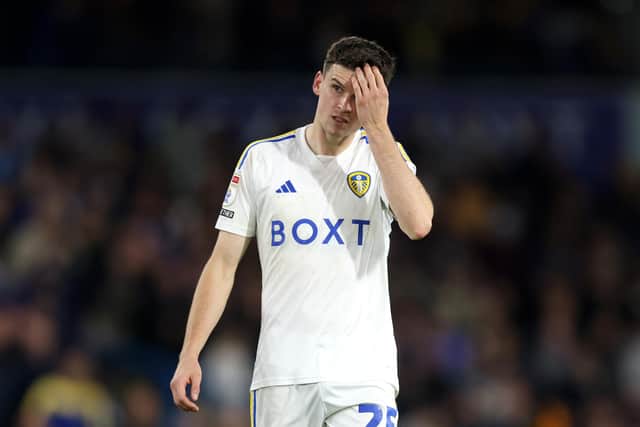 INJURY BLOW - Sam Byram limped out of Leeds United's 2-1 win over Plymouth Argyle in the second half at Elland Road after experiencing hamstring pain. Pic: Getty