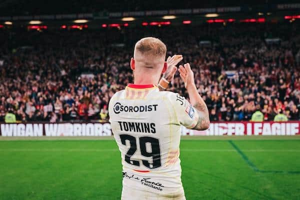 Sam Tomkins, who retired after Catalans Dragons lost to his former club Wigan Warriors in last year's Grand Final, is joining Sky Sports as a pundit. Picture by Alex Whitehead/SWpix.com.